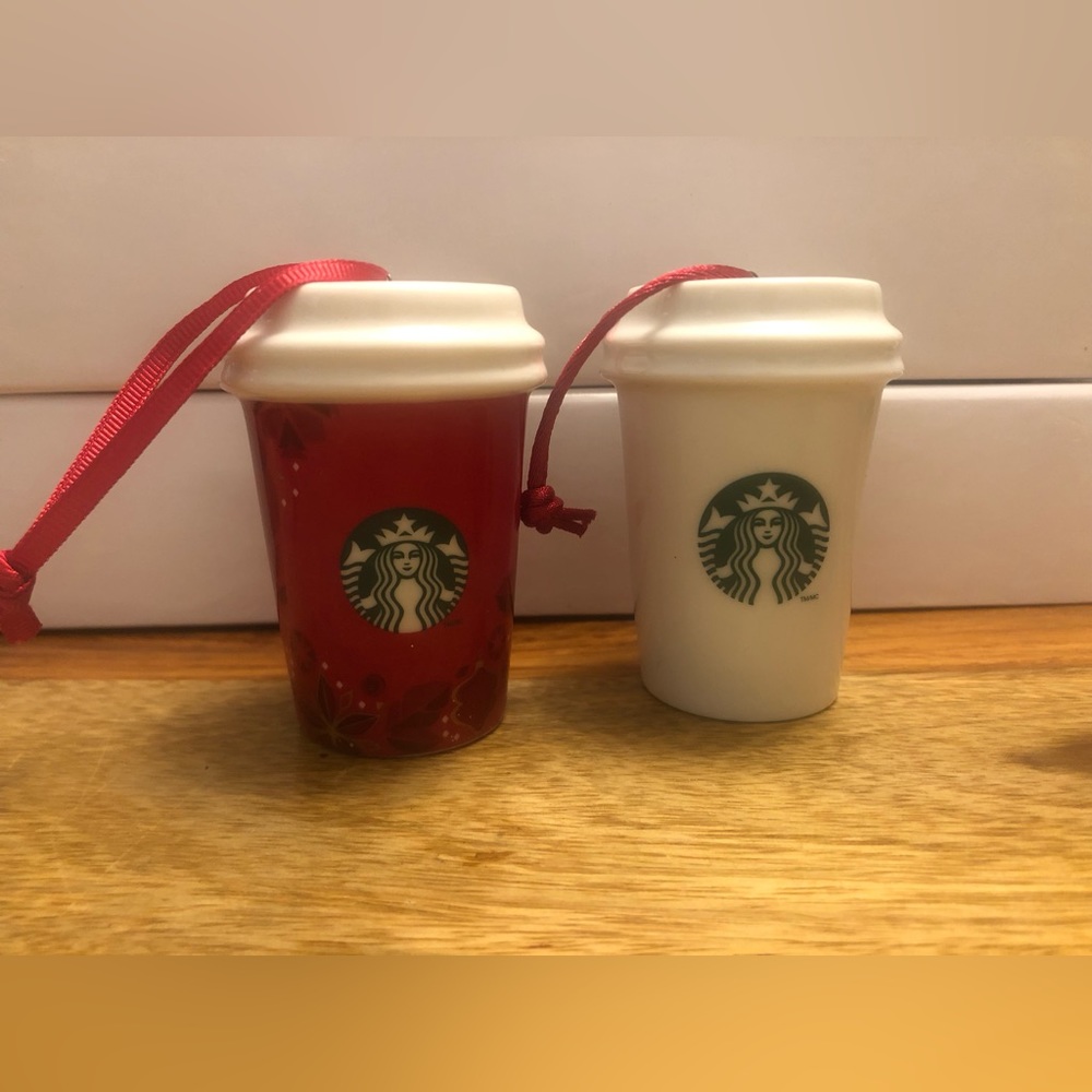 Starbucks to go cup ornaments